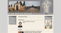 Desktop Screenshot of cementerio.totana.es