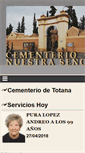 Mobile Screenshot of cementerio.totana.es