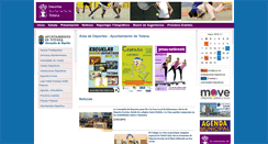 Desktop Screenshot of deportes.totana.es